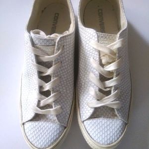 Converse snakeskin sneakers